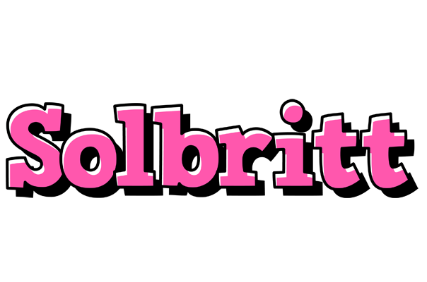 Solbritt girlish logo