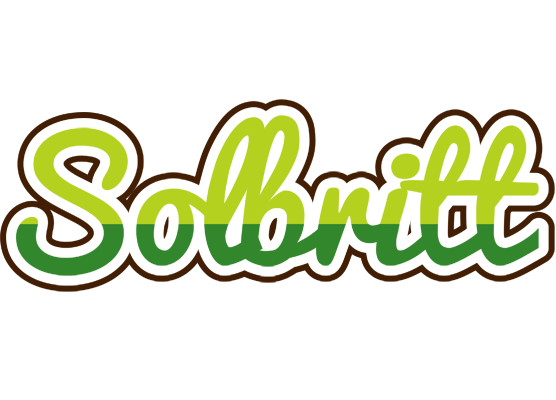 Solbritt golfing logo