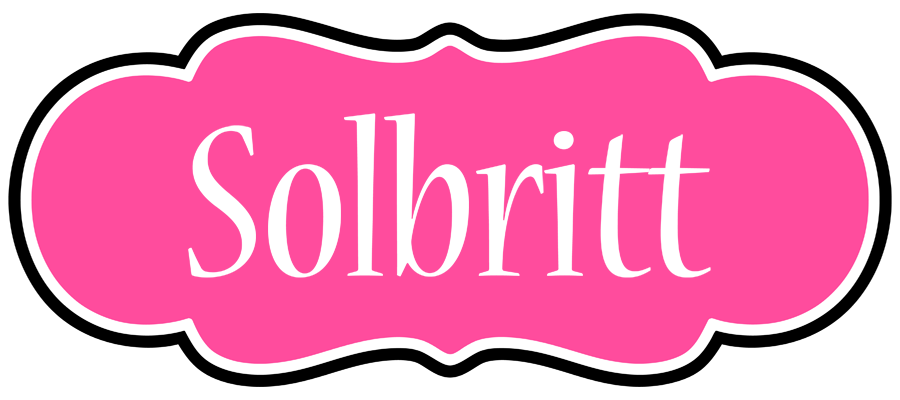 Solbritt invitation logo