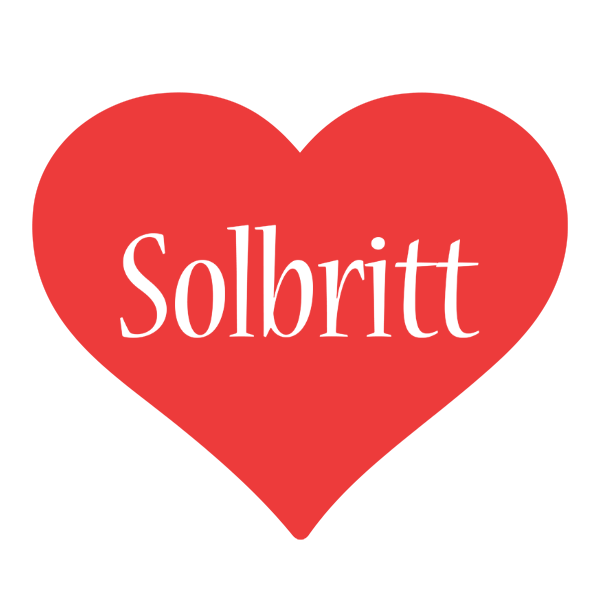 Solbritt love logo