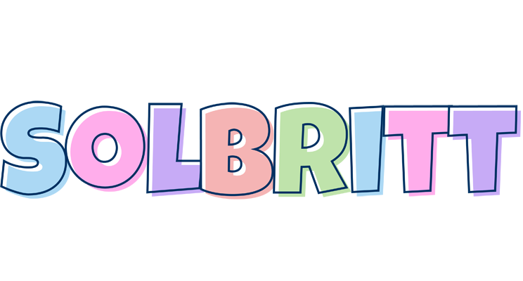 Solbritt pastel logo
