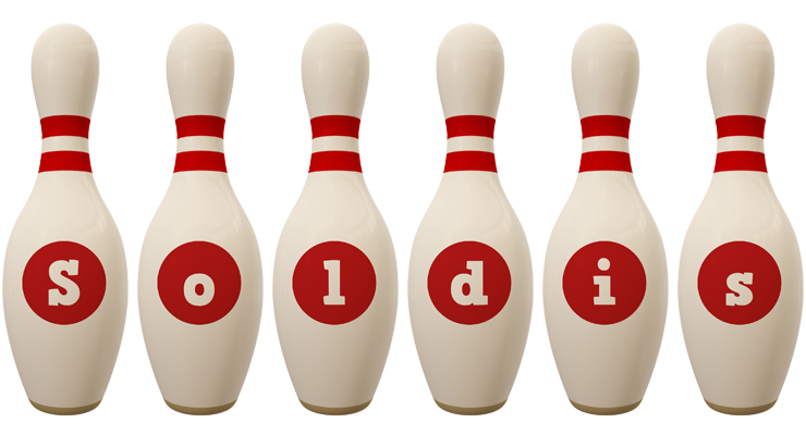 Soldis bowling-pin logo
