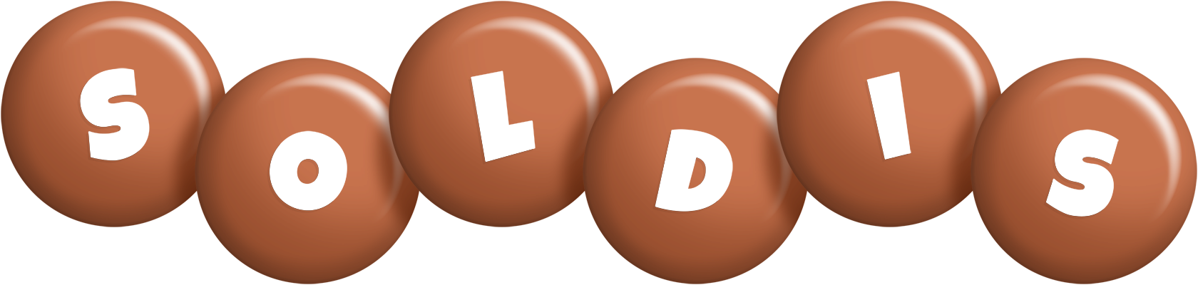 Soldis candy-brown logo