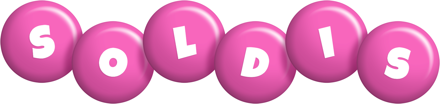 Soldis candy-pink logo