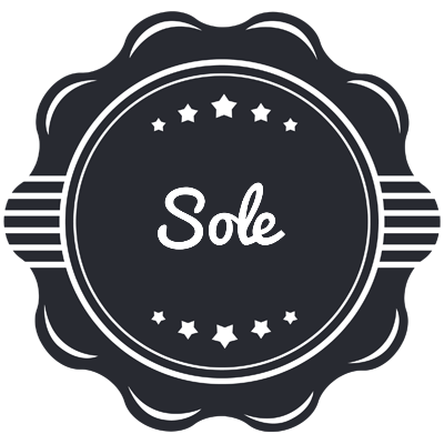 Sole badge logo