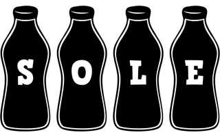 Sole bottle logo