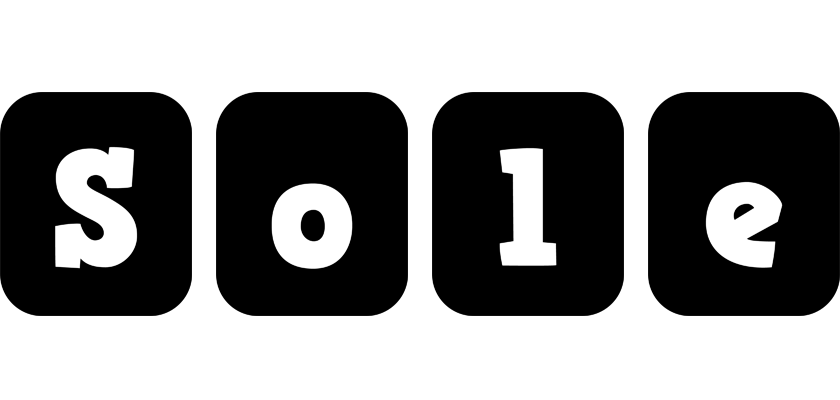 Sole box logo