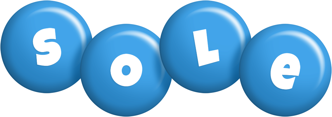Sole candy-blue logo