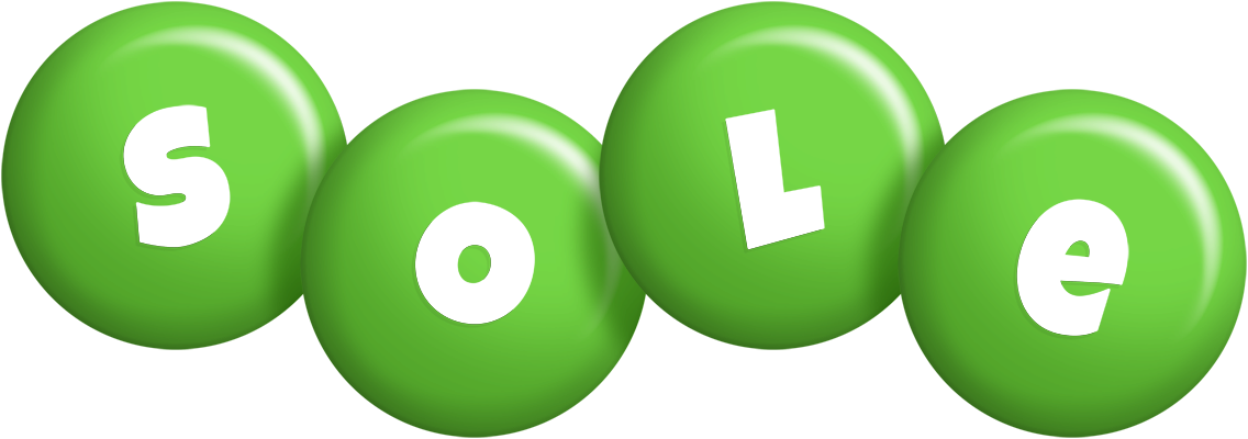 Sole candy-green logo