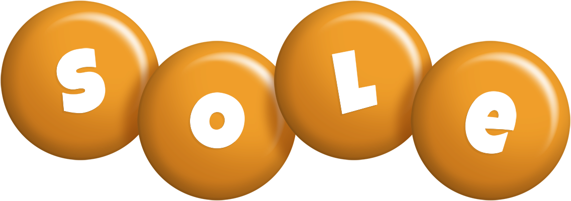 Sole candy-orange logo