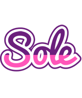 Sole cheerful logo