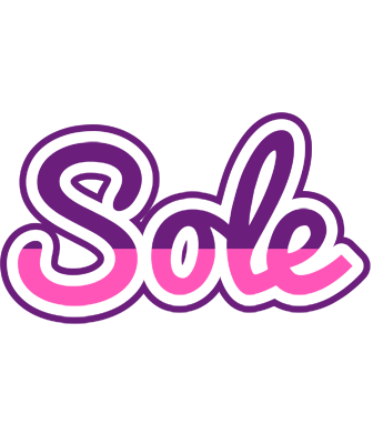 Sole cheerful logo