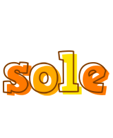 Sole desert logo