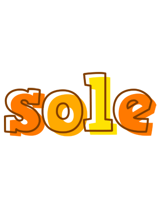 Sole desert logo