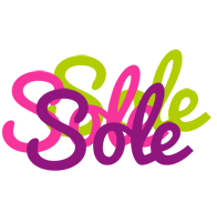 Sole flowers logo