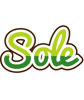 Sole golfing logo