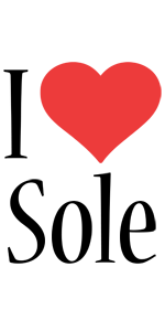 Sole i-love logo