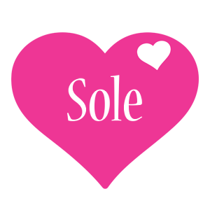 Sole love-heart logo
