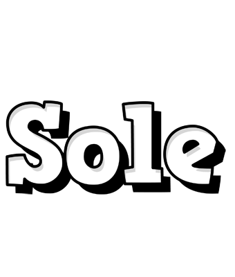 Sole snowing logo