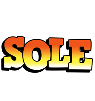 Sole sunset logo