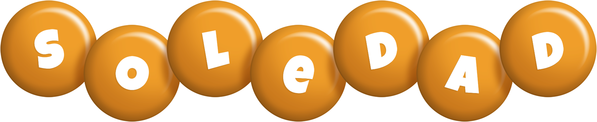 Soledad candy-orange logo