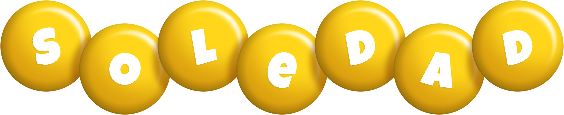 Soledad candy-yellow logo