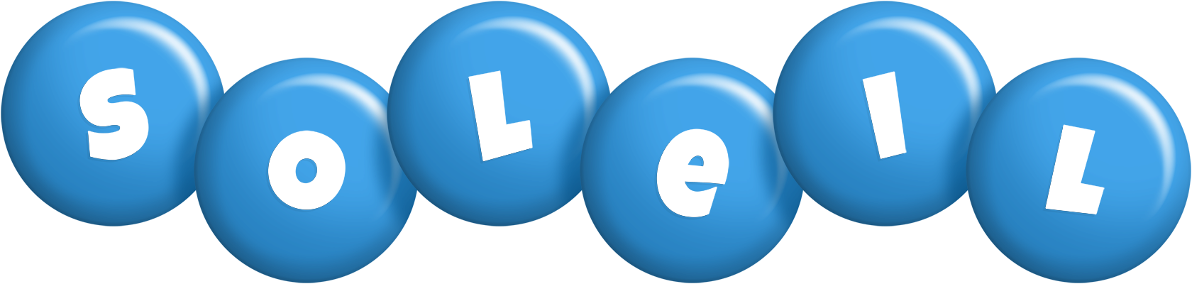 Soleil candy-blue logo