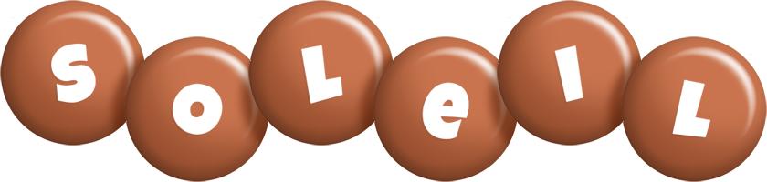Soleil candy-brown logo