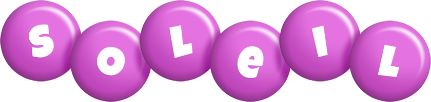 Soleil candy-purple logo