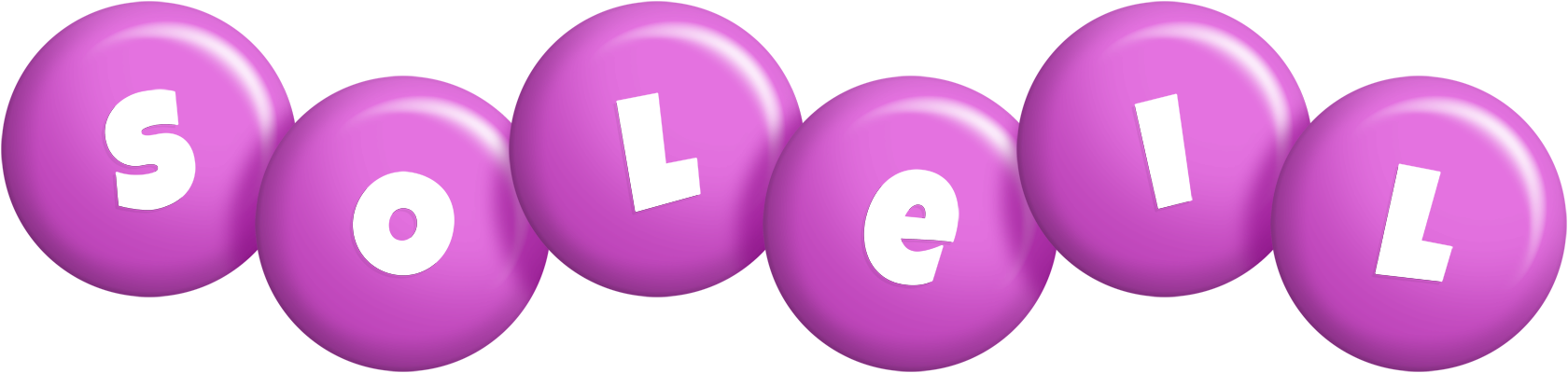 Soleil candy-purple logo