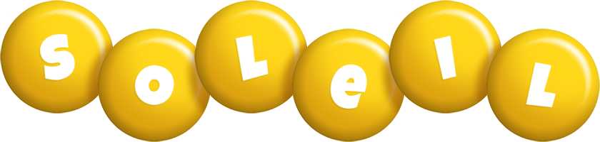 Soleil candy-yellow logo