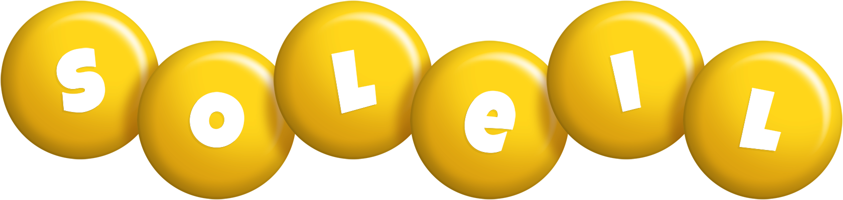 Soleil candy-yellow logo