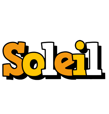Soleil cartoon logo