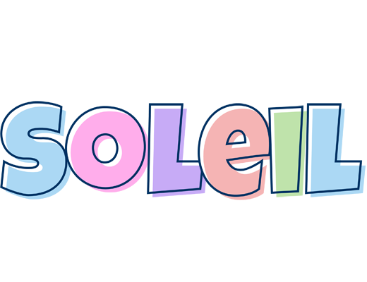 Soleil pastel logo