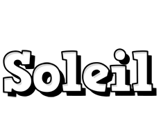 Soleil snowing logo