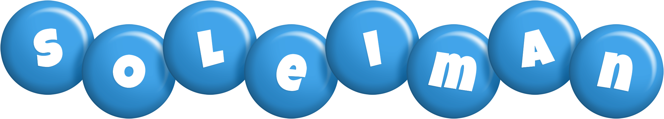 Soleiman candy-blue logo