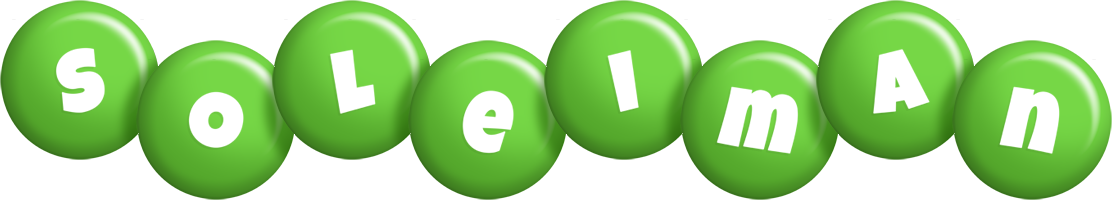 Soleiman candy-green logo