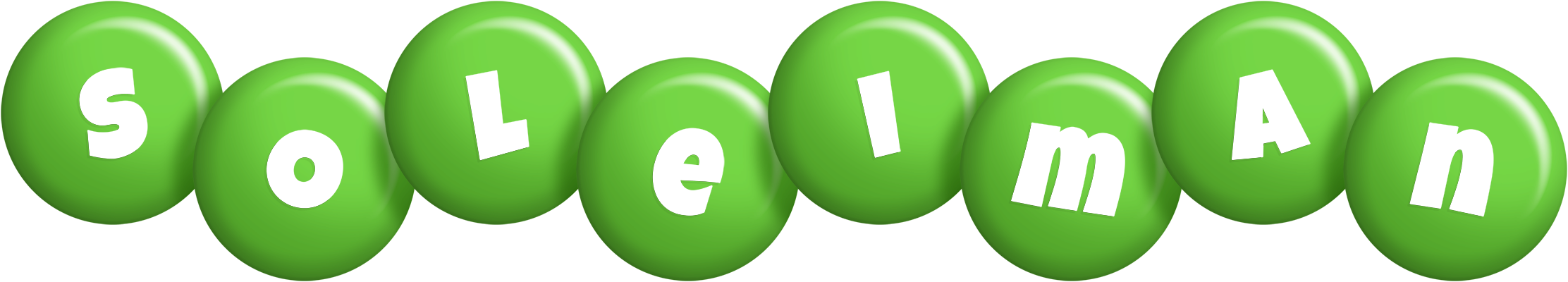 Soleiman candy-green logo