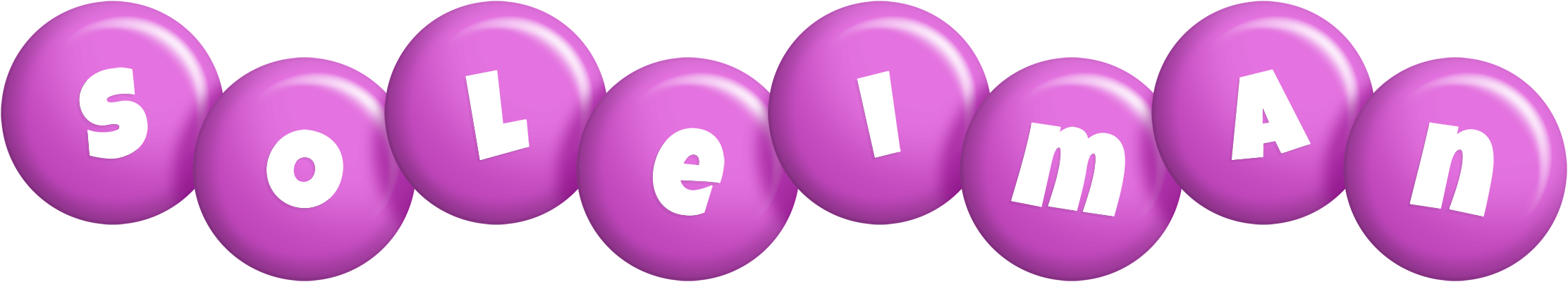Soleiman candy-purple logo
