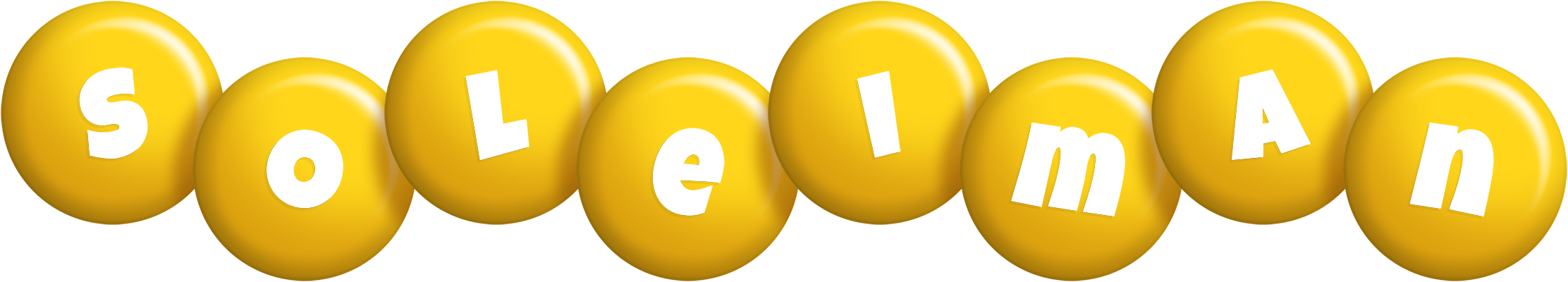 Soleiman candy-yellow logo
