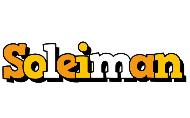 Soleiman cartoon logo