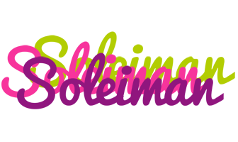 Soleiman flowers logo