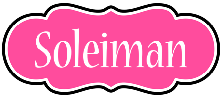 Soleiman invitation logo