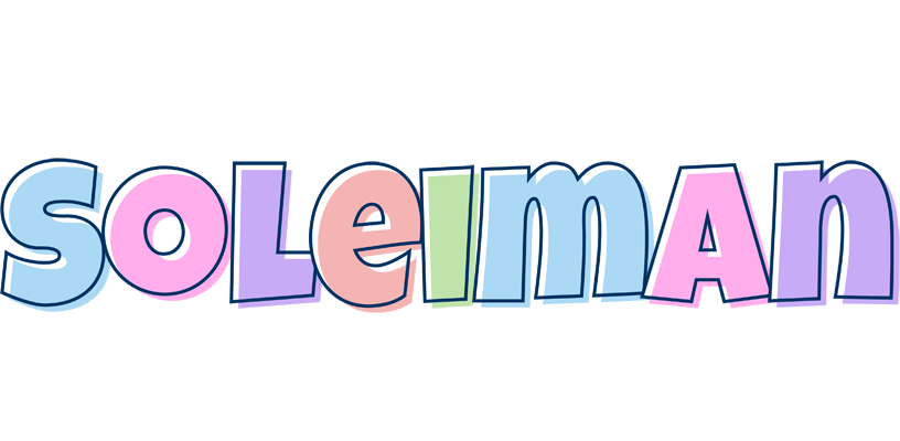 Soleiman pastel logo