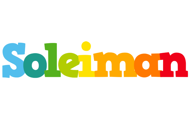 Soleiman rainbows logo