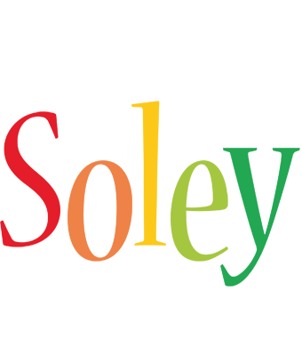 Soley birthday logo