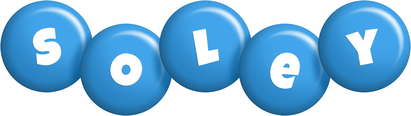 Soley candy-blue logo