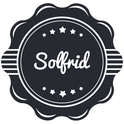 Solfrid badge logo