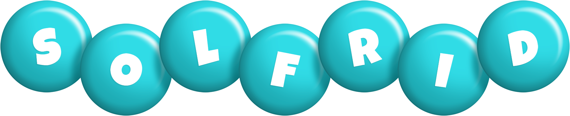 Solfrid candy-azur logo