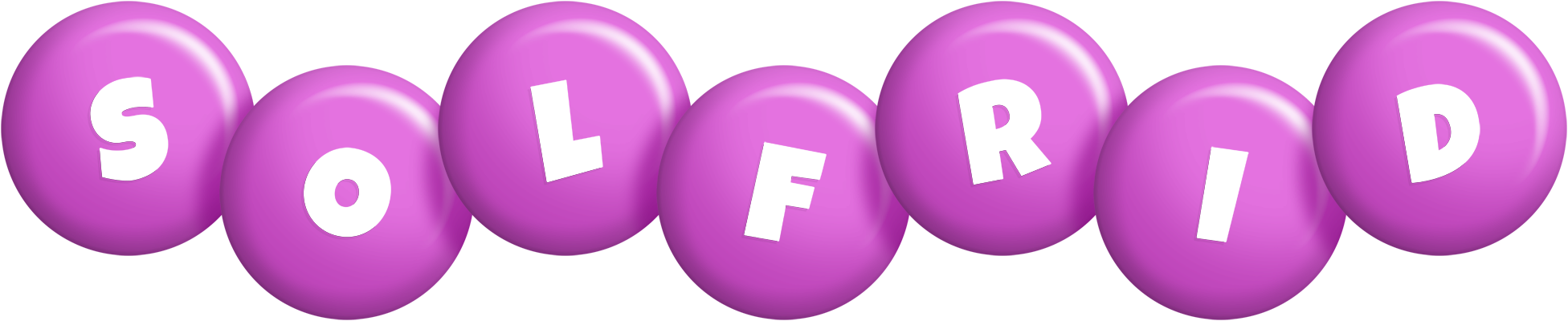 Solfrid candy-purple logo